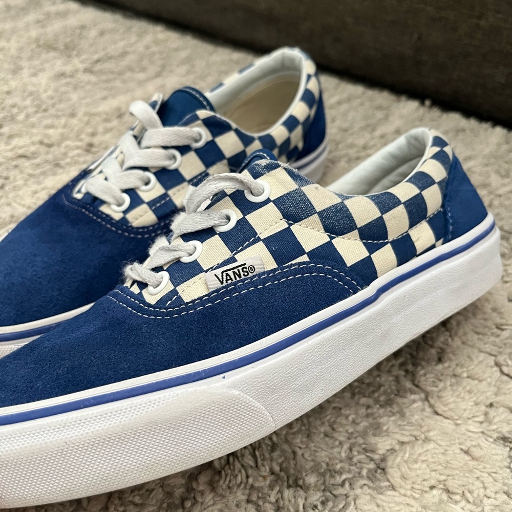 Blue Checkered Authentic Vans - Picture 2 of 7